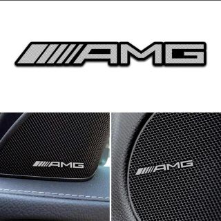 メルセデスベンツ　AMG ロゴシール4枚セット(車内アクセサリ)