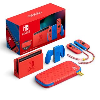 ニンテンドースイッチ(Nintendo Switch)のNintendo Switch マリオレッド×マリオブルー 本体(家庭用ゲーム機本体)