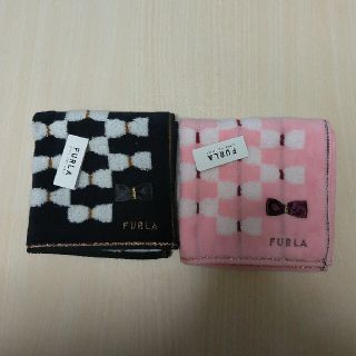 フルラ(Furla)のささら様専用フルラ　タオルハンカチ　2枚　新品　㉜(ハンカチ)