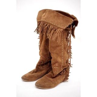 ジェフリーキャンベル(JEFFREY CAMPBELL)のジェフリーキャンベル×イビザ  ロングブーツ スエード  茶色  サイズ6.5(ブーツ)