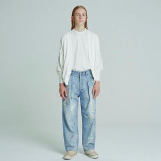 COMOLI - HERILL 21SS 新作 スプラッシュペイントデニム サイズ1 新品