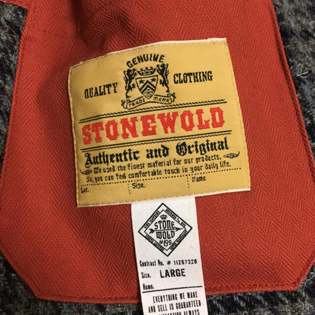 Stonewold harris tweed テーラードジャケットLサイズ 3