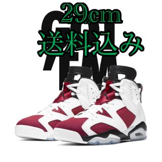 ナイキ(NIKE)のNIKE AIR JORDAN 6 Retro Carmine カーマイン(スニーカー)