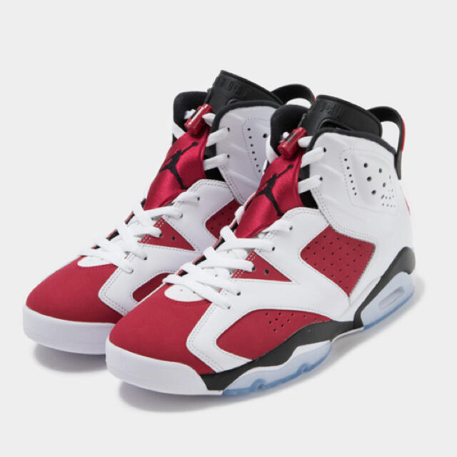 新品未使用 AIR JORDAN 6 RETRO カーマイン - スニーカー