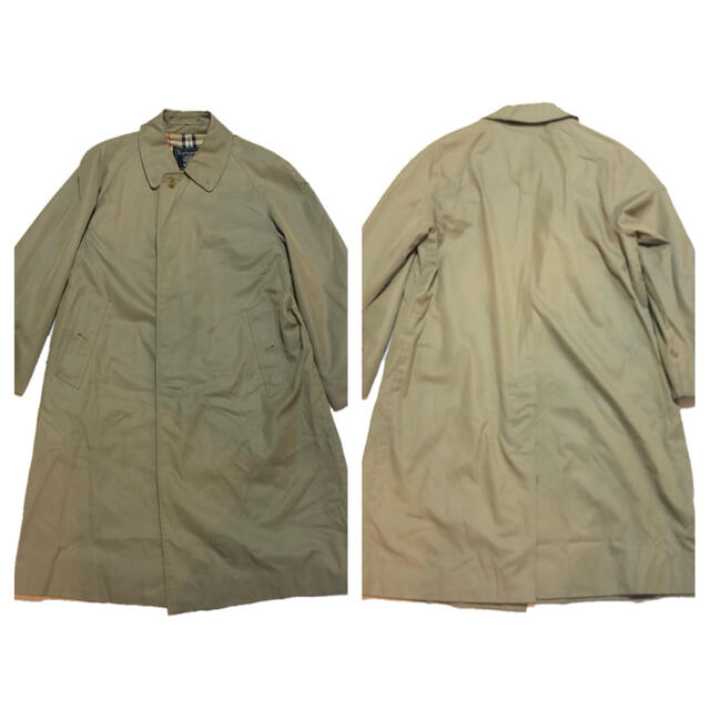 OLD Burberry バーバリー ステンカラーコート ノバチェック 総裏 OLD Burberry バーバリー ステンカラーコート ノバチェック 総裏