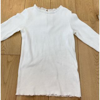 ブランシェス(Branshes)のBranches ドレスシャツフリル付き　130cm(Tシャツ/カットソー)