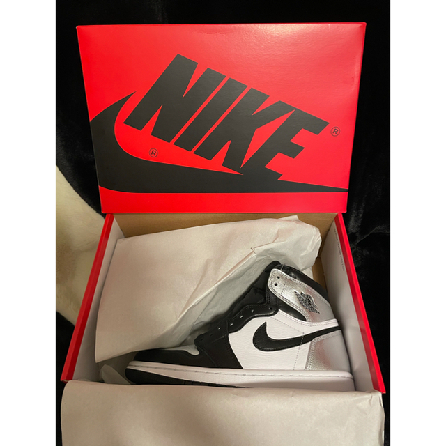 Air Jordan 1 AJ1 HIGH OG Silver Toe