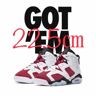 ナイキ(NIKE)のNIKE AIR JORDAN 6 "CARMINE"(2021)(スニーカー)