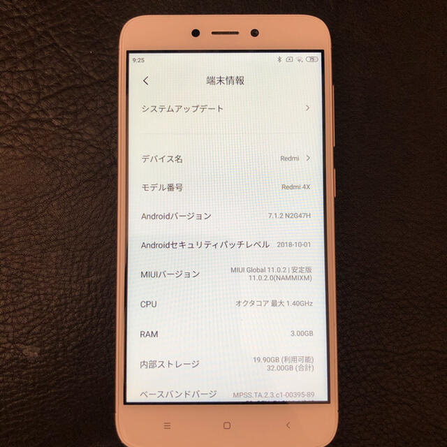 Xiaomi Redmi 4X RAM3GB RM32GB シャオミ 小紅