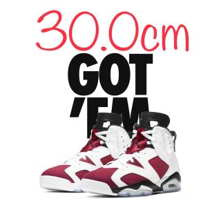 ナイキ(NIKE)のNIKE AIR JORDAN 6 CARMINE(スニーカー)