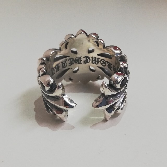 シルバー 925 17号 リング 指輪 silver925 フローラルリング メンズのアクセサリー(リング(指輪))の商品写真