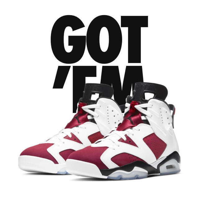 nike air jordan 6 carmine