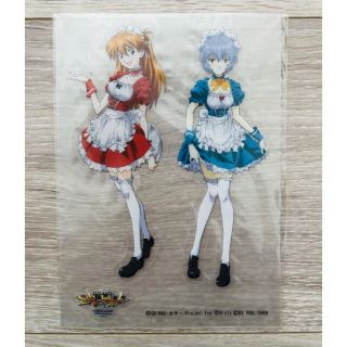 【新品未開封】レイ&アスカ メイド萌ステッカー(その他)