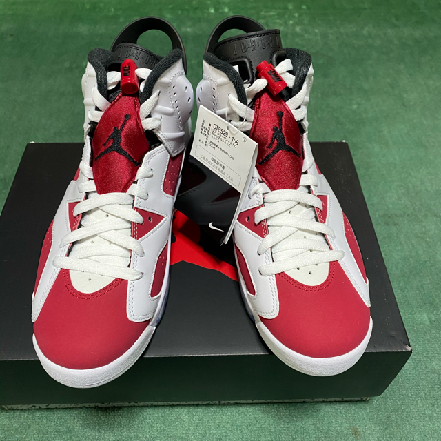 NIKE AIR JORDAN 6 Retro Carmine カーマイン25㎝