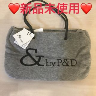 アンドバイピーアンドディー(&byP&D)の値下げ❤新品未使用❤デカロゴ ミニバック(ハンドバッグ)