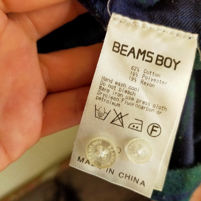 BEAMS BOY(ビームスボーイ)のBEAMSBOY　チェックワンピース レディースのワンピース(ひざ丈ワンピース)の商品写真