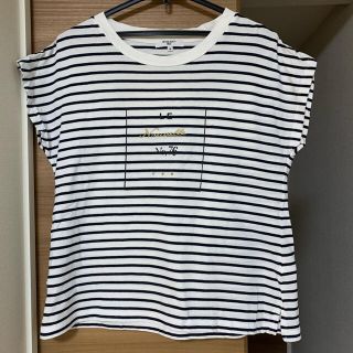 ナチュラルビューティーベーシック(NATURAL BEAUTY BASIC)のナチュラル　ビューティー　ベーシック　ボーダー Tシャツ(Tシャツ(半袖/袖なし))