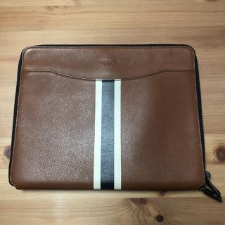 コーチ(COACH)のクラッチバッグ　コーチ　coach ブラウン　茶色(セカンドバッグ/クラッチバッグ)