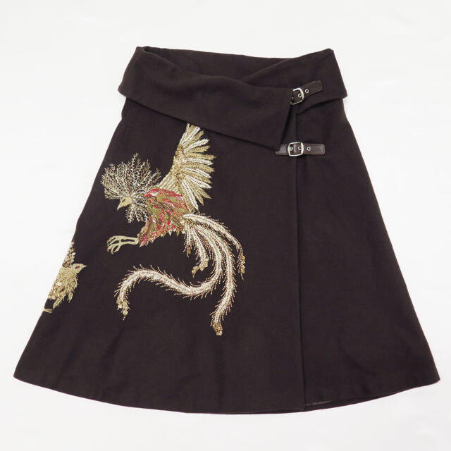 激安本物 - McQueen Alexander アレキサンダーマックイーン 刺繍 不死鳥 鳳凰 スカート ラップ フェニックス ロングスカート 激安本物 - McQueen Alexander アレキサンダーマックイーン 刺繍 不死鳥 鳳凰 スカート ラップ フェニックス ロングスカート