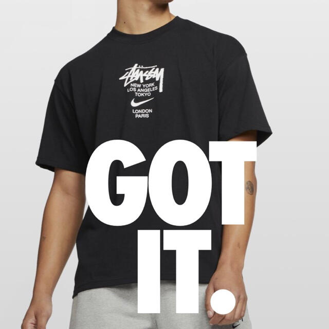 NIKE - NIKE×Stussy ナイキ×ステューシー Tシャツ L sizeの通販 by ...