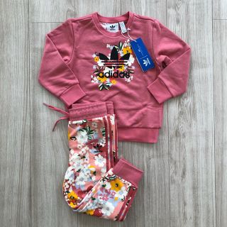 オリジナル(Original)の【限定入荷】アディダス オリジナルス　フローラル　クルースウェット　セットアップ(ジャケット/上着)