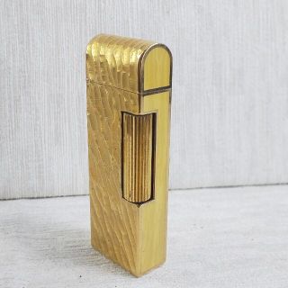 ダンヒル(Dunhill)のたけやダンヒル 33 ライター ドームトップ×イエロー ローラガス ガスライター(タバコグッズ)