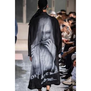 ヨウジヤマモト(Yohji Yamamoto)のyohji yamamoto 18ss 拒食と自爆シルクコート(チェスターコート)