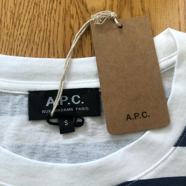 A.P.C(アーペーセー)の新品タグ付き☆A.P.C. Tシャツ　ボーダー レディースのトップス(Tシャツ(半袖/袖なし))の商品写真