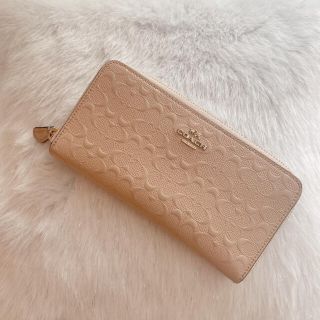 コーチ(COACH)のCOACH 財布 ベージュ 最終値下げ(長財布)