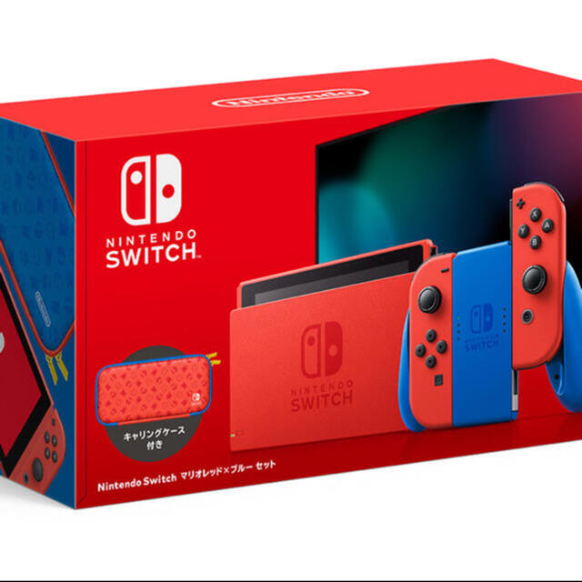 Nintendo Switch(ニンテンドースイッチ)の即日発送‼️Nintendo Switch マリオレッド×ブルー セット エンタメ/ホビーのゲームソフト/ゲーム機本体(家庭用ゲーム機本体)の商品写真