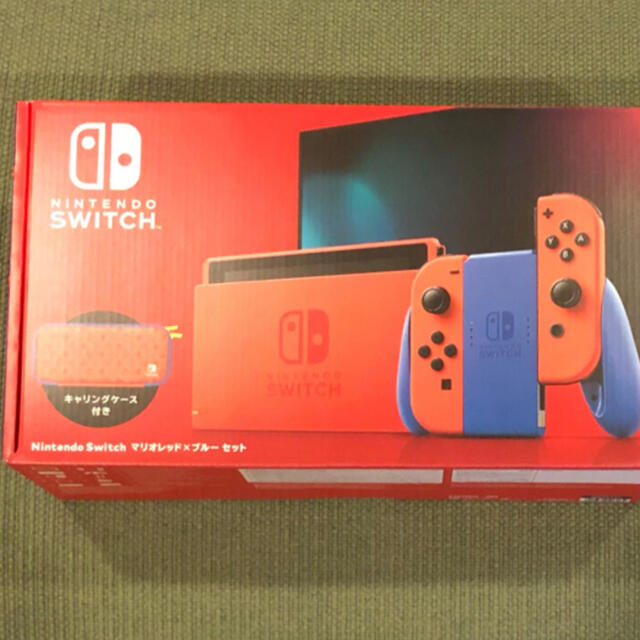 Nintendo Switch(ニンテンドースイッチ)の即日発送‼️Nintendo Switch マリオレッド×ブルー セット エンタメ/ホビーのゲームソフト/ゲーム機本体(家庭用ゲーム機本体)の商品写真