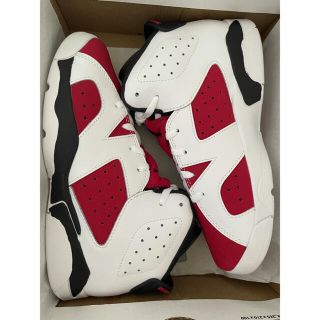 ナイキ(NIKE)の本日発売❤️JORDAN 6 カーマイン　キッズ(スニーカー)