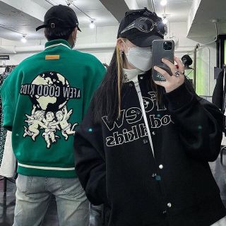 ANGEL JACKET GREEN/BLACK(スタジャン)