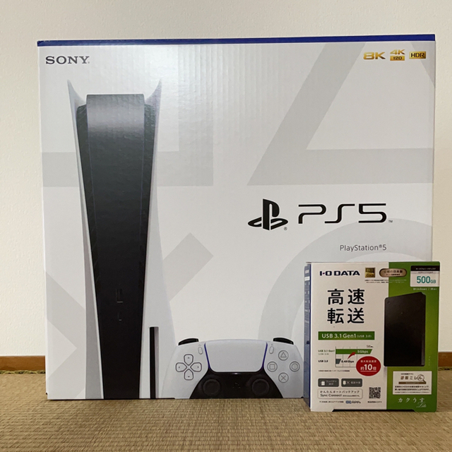 【新品未開封・おまけ付】PlayStation5 通常盤 と 外付HDD