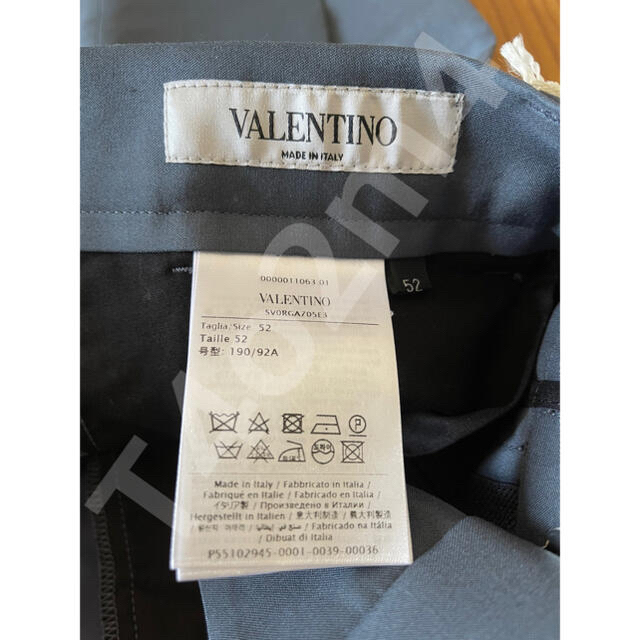 【定価約12万】Valentino ブルー Ninety フィット トラウザーズ