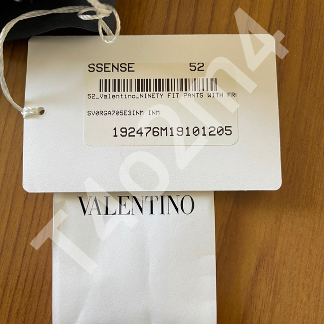 いいたしま VALENTINO Ninety フィット トラウザーズの通販 by T4o2m4｜ヴァレンティノならラクマ - Valentino ブルー せています