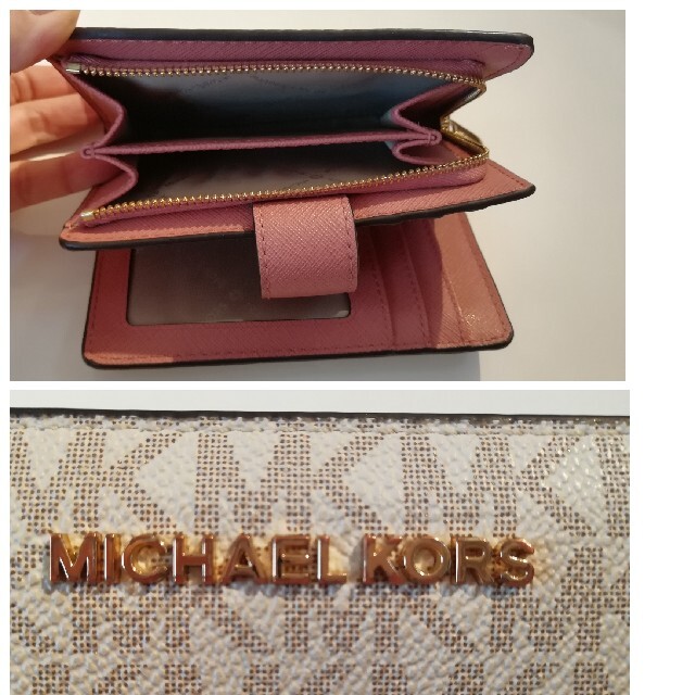 Michael Kors(マイケルコース)のぴょみ様専用　マイケルコース 二つ折り財布 MICHAEL KORS レディースのファッション小物(財布)の商品写真