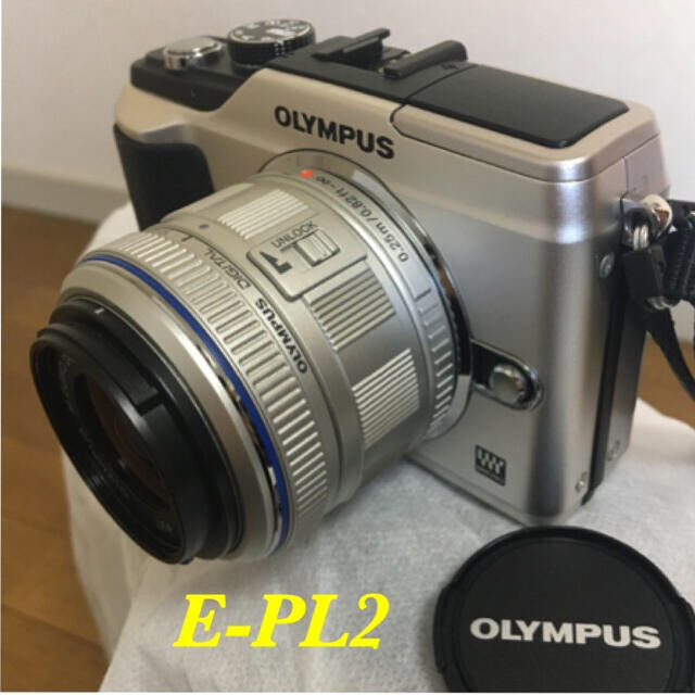 OLYMPUS(オリンパス)の OLYMPUS PEN Lite E-PL2 シャンパンゴールド　オリンパス スマホ/家電/カメラのカメラ(ミラーレス一眼)の商品写真