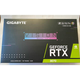 新品 未開封 GeForce RTX 3070 VISION OC 8G (PCパーツ)