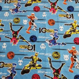 バンダイ(BANDAI)の仮面ライダーゼロワン　はぎれ　25×45(生地/糸)