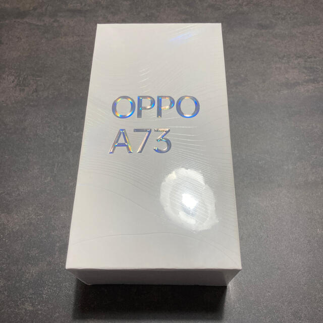 新品未開封　OPPO A73  ネイビーブルーSIMフリーセンサー