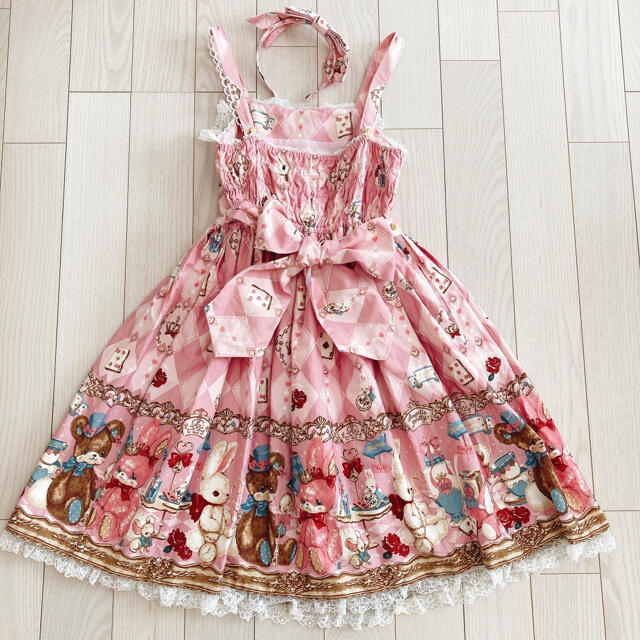 Angelic Pretty(アンジェリックプリティー)のAngelic Pretty Wonder Toy jsk カチューシャ セット レディースのワンピース(ひざ丈ワンピース)の商品写真