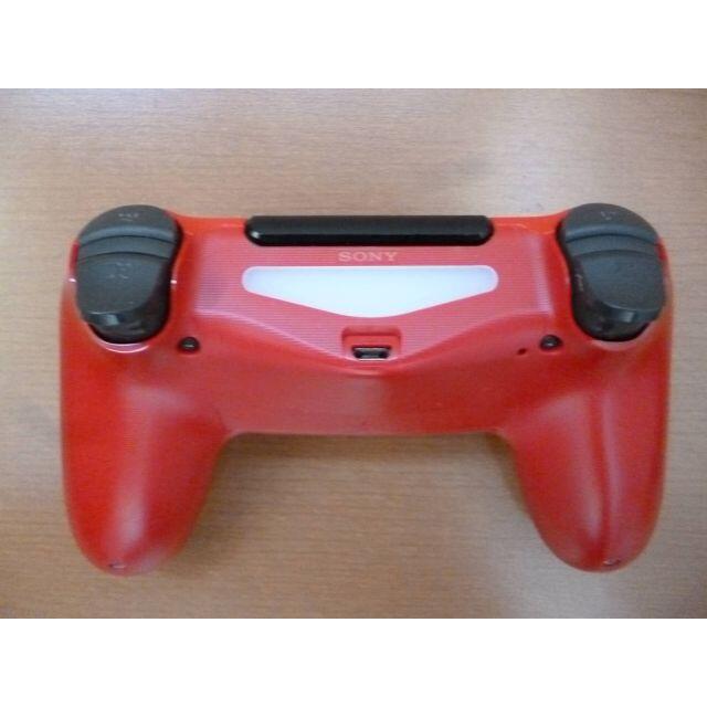 SONY(ソニー)の◆SONY純正★DUALSHOCK4★マグマレッド★CUH-ZCT2J★ エンタメ/ホビーのゲームソフト/ゲーム機本体(家庭用ゲーム機本体)の商品写真