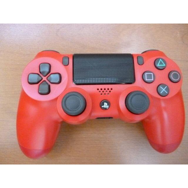 ★SONY純正★DUALSHOCK4★マグマレッド★CUH-ZCT2J◆