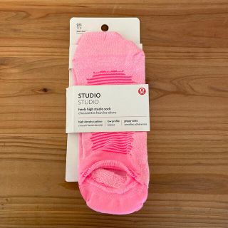 ルルレモン(lululemon)のluluremon ルルレモンheels high studio sock靴下　(ソックス)