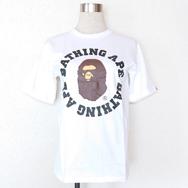 A BATHING APE 真っ白 定番Tシャツ Sサイズ 新品