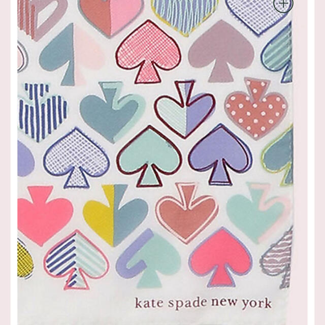 kate spade new york(ケイトスペードニューヨーク)の⭐︎Kate spadeハンカチ⭐︎ホワイト、ブラック レディースのファッション小物(ハンカチ)の商品写真