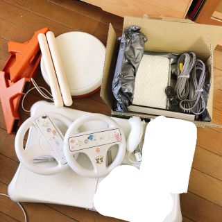 ウィー(Wii)のWiiセット 太鼓の達人 Wiiフィット(家庭用ゲーム機本体)