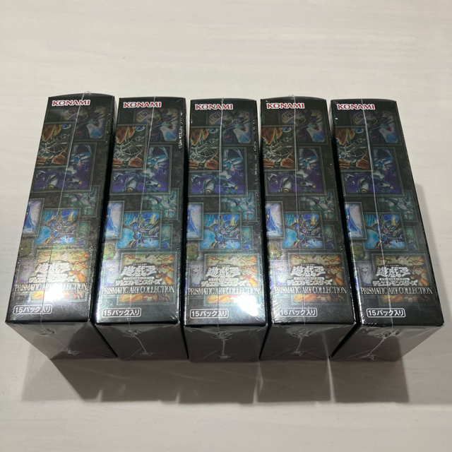 遊戯王プリズマティックアートコレクション　新品未開封　シュリンク付き　5BOX