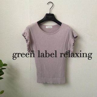 ユナイテッドアローズグリーンレーベルリラクシング(UNITED ARROWS green label relaxing)のgreen label relaxing 半袖ニット(ニット/セーター)